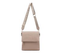 JFY Zipped Flap 2 Comparments Canvas Strap Cross Body Bag