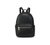 JFY Zipped Pockets Backpack (Black)