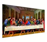 JFYHAB The Last Supper Diamond Painting Kits for Adults, Large Size 15.8"x31.5" Full Drill Diamond Arts Painting by Number Kits for Adults, DIY Painting Diamond Dot Arts Crafts for Home Wall Decor