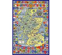 JG Historical Map Of Scotland 1000 Piece Jigsaw Puzzle 690mm x 480mm