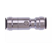 JG Speedfit 10HSV Chrome Plated Service Valve, Brass, 10 mm