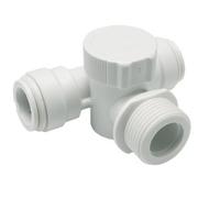 Jg Speedfit 15Apt2P White Push-Fit Per Tube Pipe Tee (Dia)15mm