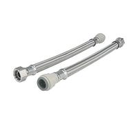 JG Speedfit FLX40P Union Nut Flexible Hose, Silver, 15 x 1/2-Inch
