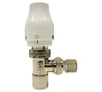 JG Speedfit JGTHRAD15 Thermostatic Radiator Valve, White, 15 mm