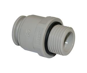 JG Speedfit John Guest Speedfit Acetal Straight Adaptor 15mm X .5 Bsp (Pack Of 10) Cm011514S