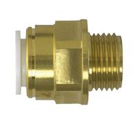 JG Speedfit John Guest Speedfit Brass Coupler 22mm X 3/4" Male Bspt (Pack Of 5)