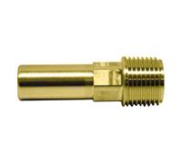 JG Speedfit John Guest Speedfit Brass Stem Adaptor 15mm X 1/2" Male (Pack Of 5)