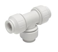 Jg Speedfit Pem0210Wp White Push-Fit Equal Pipe Tee (Dia)10mm X 10mm X 10mm