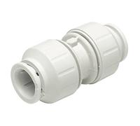 JG Speedfit PEM0428W Straight Connector, White, 28 mm