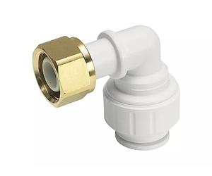 JG SPEEDFIT PEMBTC1514 15MM X 1/2 BENT TAP CONNECTOR SPEED FIT [Pack Size: 2] (Epitome Certified)