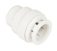 Jg Speedfit Plastic Push-Fit Stop End (Dia)15mm, Pack Of 10