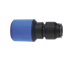 JG Speedfit UG601B Straight MDPE Coupler, Blue, 20 x 15 mm