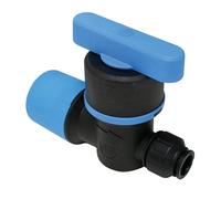 JG Speedfit UGSTV2515 MDPE/Cooper/Pex Stop Tap, Blue, 25 x 15 mm