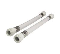 JG Speedfit WFLX17 Flexible Hose, White, 15 x 10-300 mm, Set of 2 Pieces