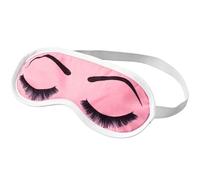 JGA Accessories Sleep Mask Women - Funny Eye Mask for Hen Party, Girls' Night or Bridal Shower | Team Bride Decoration & Gift Idea | Rose with Eyelash Print