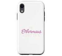 JGA Bride T-Shirt with German Text "Die Obermaus dare" [German Language] Case for iPhone XR