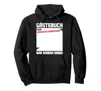 JGA Men's Guest Book - Stag Night Groom Pullover Hoodie