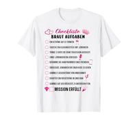JGA Tasks Shirt Courage Test Bride Hen Party T-Shirt
