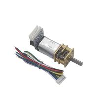 JGA12-N20 DC Geared Motor Miniature Motor 3V 12V 24V AB Phase Encoder Speed and Steering N20 1Pcs(12V 1000RPM,With mount)