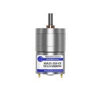 JGA25-310 DC Gear electronic starter 6V 12V Metal Gear Reduction electronic starter Smart Car Home Equipment Brush Speed Motor8/10/17/23/39/50/85rpm MQXFCZUX(Motor,6V211 rpm)