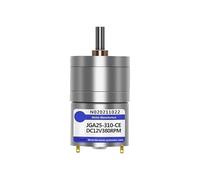 JGA25-310 gear DC reduction electronic starter Low speed speed adjustable 6v12v small electronic starter EKFBQBGW(12V2045 RPM,Motor Stand)
