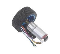 JGA25-370 DC 6V 12V 24V geared electronic starter encoder speed measuring code disc high power large torque balance trolley electronic starter EKFBQBGW(60 RPM_6V)