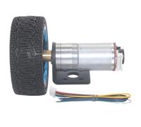 JGA25-370 DC 6V 12V 24V geared motor encoder speed measuring code disc high power large torque balance trolley motor(130RPM,6V)