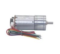 JGA25-370 DC deceleration electronic starter with encoder speed measuring code disc strong moment 6V 12V 24V EKFBQBGW(77 RPM,6V)