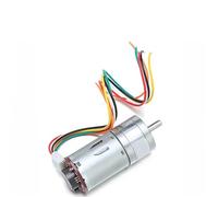 JGA25-370 DC Deceleration Motor With Encoder Speed Measuring Code Disc Moment 12V 24V 370B 1Pcs(26 RPM,DC24V)