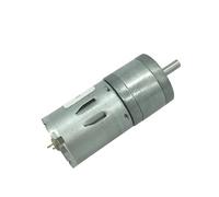 JGA25-370 Gear Motor 12v DC Low Rpm Robot High Torque 6v Motor 12 Volt 24v 1Pcs(130RPM_6V)
