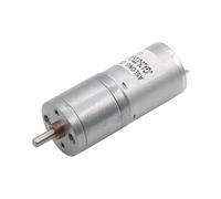 JGA25-370 Geared electronic starter DC 6V12V 24V 25MM Diameter 12-1360RPM High Torque Gearbox Reducer RUAJOGYNVM(1360,12V)