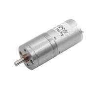 JGA25-370 Geared electronic starter DC 6V12V 24V 25MM Diameter 12-1360RPM High Torque Gearbox Reducer MQXFCZUX(620,6V)