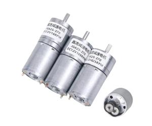 JGA25-370 Geared electronic starter DC electronic starter 6V 12V 24V gear electronic starter high torque 12/16/27/35/58/77/128/169/282/625/1364rpm MQXFCZUX(128RPM,12V)