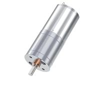 JGA25-370 Miniature DC Geared Electric Motor 6V 12V 24V 12-850RPM Speed Regulation High Torque 0.1-9KG.CM Low Speed Small Motor(26RPM,12V)