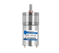 JGA25-370 Miniature DC Geared electronic starter 6V~12V 12RPM~1360RPM Miniature DC Speed Regulation High Torque electronic starter Low Speed Small electronic starter MQXFCZUX(24V,1360RPM)