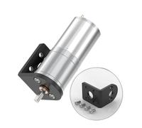 JGA25-370 Miniature DC Geared electronic starter 6V~12V 12RPM~1931RPM Miniature DC Speed Regulation High Torque electronic starter Low Speed Small electronic starter MQXFCZUX(242RPM,24V Motor x bracke