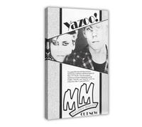 JGACBHE 1982 Yazoo! 'Upstairs At Eric's' Poster Canvas Poster Bedroom Decor Landscape Office Room Decor Gift 24x36inch(60x90cm)