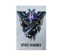 JGACBHE Angels of Death Space Marines Poster Canvas Poster Wall Art Decor Print Picture Paintings for Living Room Bedroom Decoration 24x36inch(60x90cm)