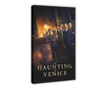 JGAIEWC A Haunting in Venice (2023) Movie Film Poster Canvas Poster Bedroom Decor Landscape Office Room Decor Gift 24x36inch(60x90cm)