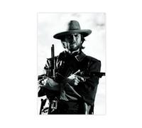 JGAIEWC Clint Eastwood Poster Canvas Poster Wall Art Decor Print Picture Paintings for Living Room Bedroom Decoration 16x24inch(40x60cm)