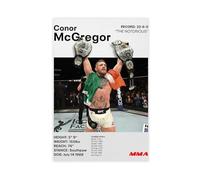 JGAIEWC Conor The Notorious McGregor Poster Canvas Poster Wall Art Decor Print Picture Paintings for Living Room Bedroom Decoration 20x30inch(50x75cm)