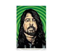 JGAIEWC Dave Grohl - Foo Fighters Poster Canvas Poster Wall Art Decor Print Picture Paintings for Living Room Bedroom Decoration 24x36inch(60x90cm)
