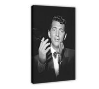 JGAIEWC Dean Martin Poster Canvas Poster Wall Art Decor Print Picture Paintings for Living Room Bedroom Decoration 16x24inch(40x60cm)