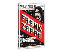 JGAIEWC Frank Zappa Poster Canvas Poster Bedroom Decor Landscape Office Room Decor Gift 08x12inch(20x30cm)