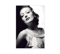 JGAIEWC Joan Crawford Publicity Photo for 'Letty Linton' C. 1932, Black & White Canvas Poster Bedroom Decor Landscape Office Room Decor Gift 24x36inch(60x90cm)