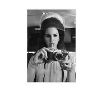 JGAIEWC Lana Del Ray. Canvas Poster Wall Art Decor Print Picture Paintings for Living Room Bedroom Decoration 08x12inch(20x30cm)