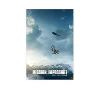 JGAIEWC Mission Impossible Dead Reckoning Part One (2023) Movie Film Poster Canvas Poster Bedroom Decor Landscape Office Room Decor Gift 12x18inch(30x45cm)