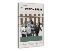 JGAIEWC Prison Break Movie Poster Canvas Poster Wall Art Decor Print Picture Paintings for Living Room Bedroom Decoration 12x18inch(30x45cm)
