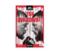JGAIEWC Yan Vs Dvalishvili - Battle for Bantamweight Dominance Canvas Poster Bedroom Decor Landscape Office Room Decor Gift 08x12inch(20x30cm)