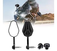 JGANRF Motorcycle Mirror Handlebar End Mirror For GXSR 600 750 R1200GS F850GS F750GS MT 7/8 "22mm Universal Rear Mirrors
